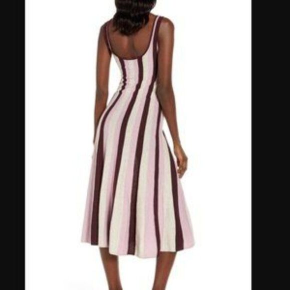 Leith Stripe Fit & Flare tank Sweater Dress size 4X - Picture 2 of 8